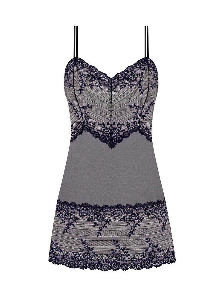 أسود - قميص نوم Embrace Lace من Wacoal - صورة 5 من 5 أسود - قميص نوم Embrace Lace من Wacoal - صورة 5 من 5