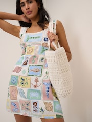 Nobodys Child White Ciara Mini Dress - Image 6 of 6