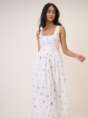 Nobodys Child White Cora Midi Dress - Image 3 of 5