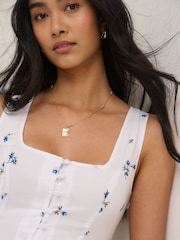 Nobodys Child White Cora Midi Dress - Image 5 of 5