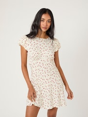 Nobodys Child White Maggie Mini Dress - Image 1 of 5