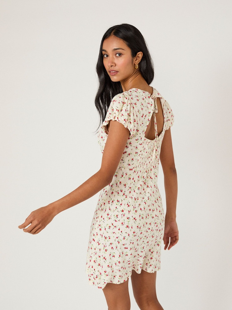 Nobodys Child White Maggie Mini Dress - Image 2 of 5