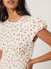 Nobodys Child White Maggie Mini Dress - Image 5 of 5