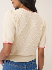 Nobodys Child Strawberry Embroidered T-Shirts - Imaginea 3 din 5