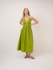 Nobodys Child Green Dua Midaxi Dress - Image 1 of 5