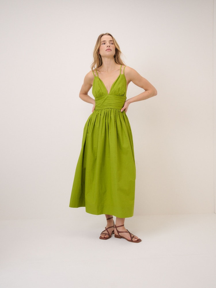 Nobodys Child Green Dua Midaxi Dress - Image 1 of 5