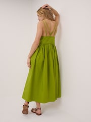 Nobodys Child Green Dua Midaxi Dress - Image 3 of 5
