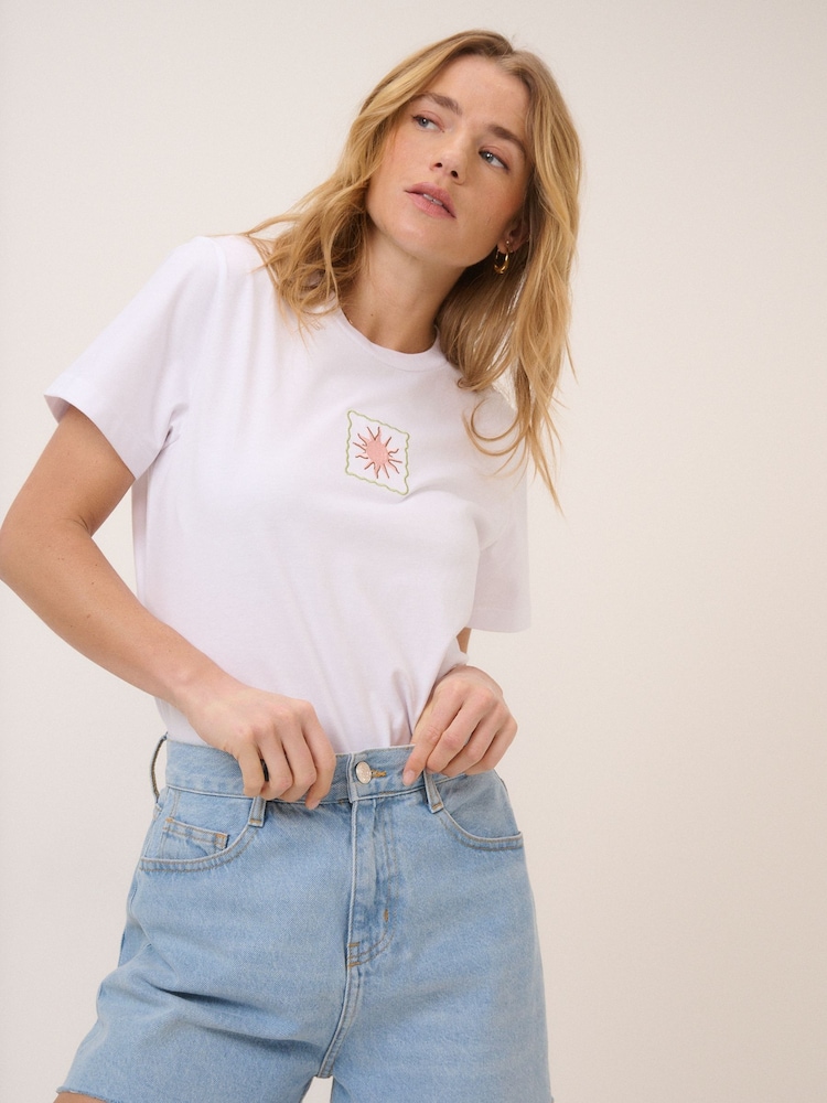 Nobodys Child Cream Sealife Graphic T-Shirt - Image 2 of 4