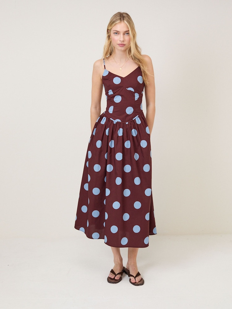 Nobodys Child Renley Midi Dress - Afbeelding 1 van 5
