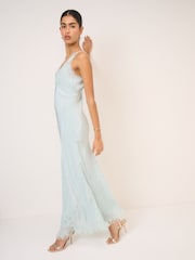 Nobodys Child Blue Lenora Midaxi Dress - Image 2 of 5