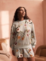 B by Ted Baker Cotton Blend Sweatshirt - Image 1 of 4
