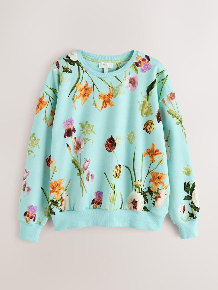 B by Ted Baker Cotton Blend Sweatshirt - Larawan 5 ng 5 B by Ted Baker Cotton Blend Sweatshirt - Larawan 5 ng 5