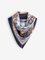 B by Ted Baker Satin Square Light Weight Paisley Scarf - Image 1 of 4