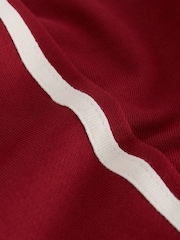 Burgundy Red Long Sleeve Heavyweight Varsity T-Shirt (3-16yrs) - Image 3 of 4