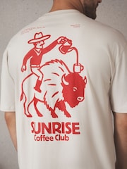 Cowboy crème - Ensemble pyjama à manches courtes à motif - Image 6 de 11