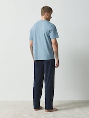 Coffee Embroidered Grey - Ensemble pyjama court en jersey 2 - Image 4 de 13