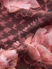 B by Ted Baker Viscose Nylon Chocolade Bruin Slip met kant - Afbeelding 11 van 12