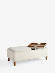 Tailored Chenille Oyster Natural Margot Coffee Table - Image 12 of 14