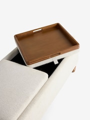 Tailored Chenille Oyster Natural Margot Coffee Table - Image 13 of 14
