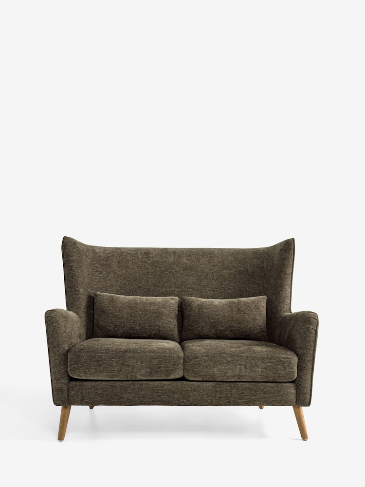 Cotswold Chenille Dark Green Pendry 2 Seater Sofa - Image 2 of 8 Cotswold Chenille Dark Green Pendry 2 Seater Sofa - Image 2 of 8
