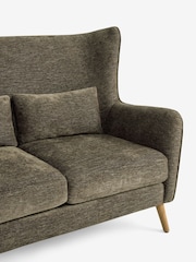 Cotswold Chenille Dark Green Pendry 2 Seater Sofa - Image 7 of 8