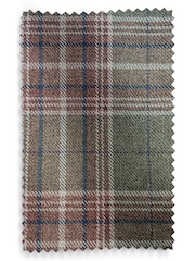 Smart Woven Check Green and Rust Brown Margot Coffee Table - Image 11 of 11