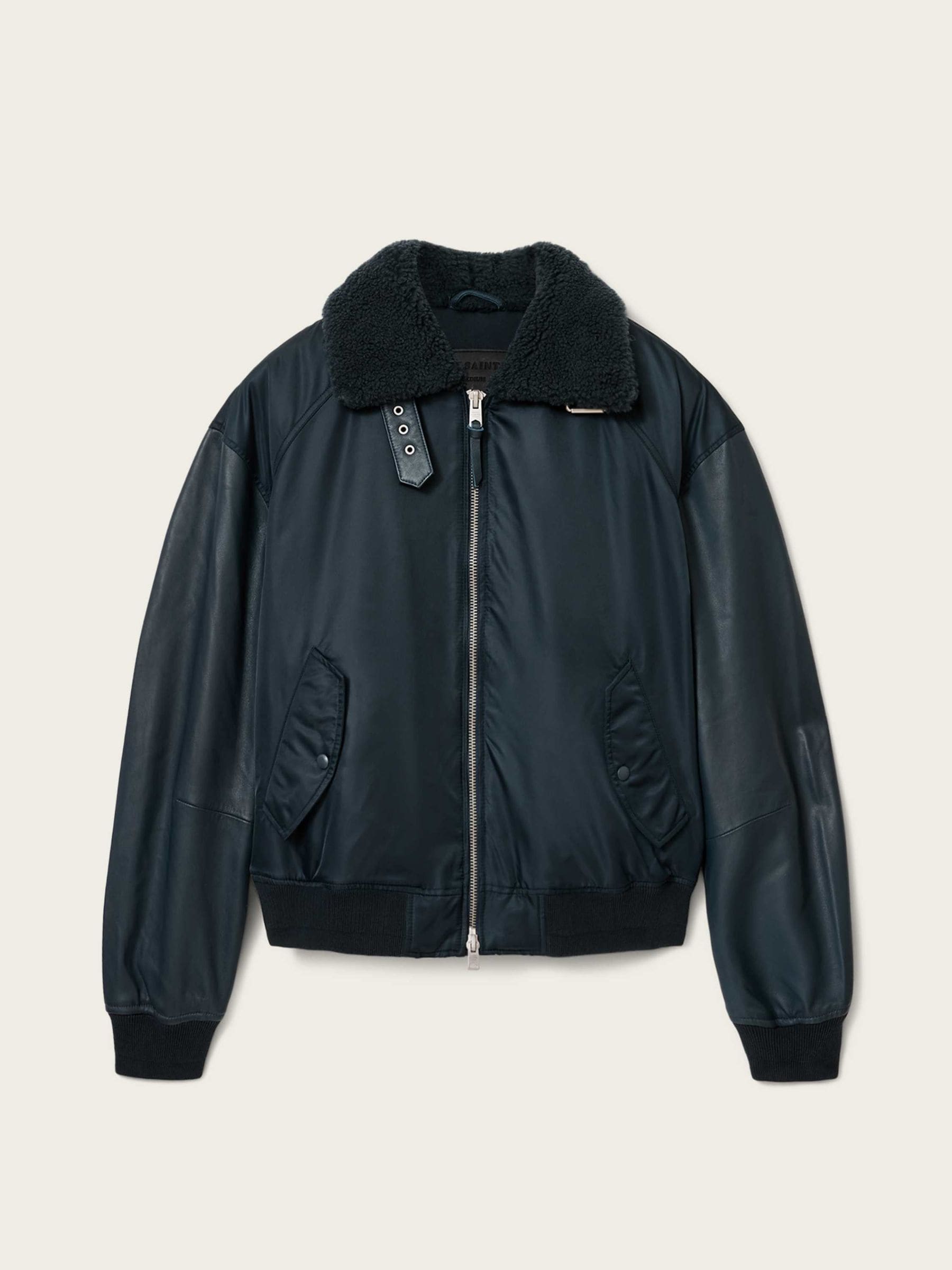 Buy AllSaints Blue Elton Aviator Jacket from Next Australia