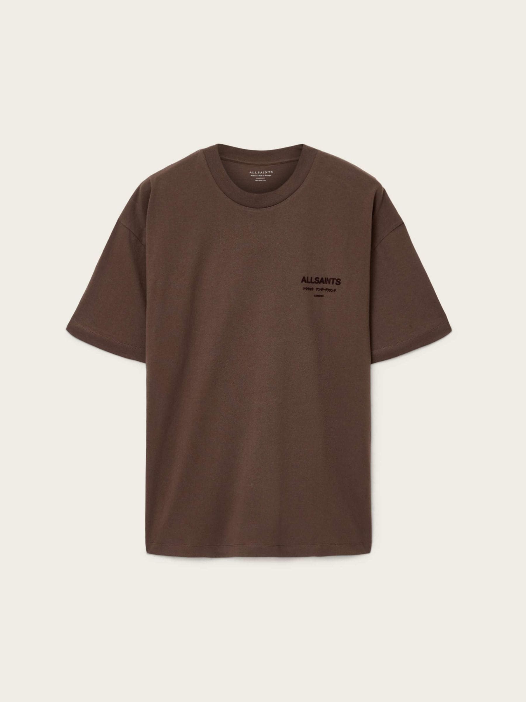 Buy AllSaints Brown Xander Short Sleeve Crew T-Shirt from Next USA