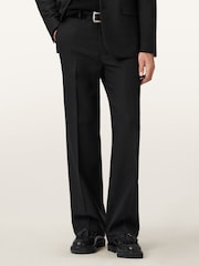 AllSaints Black Kido Trousers - Image 1 of 8