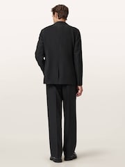 AllSaints Black Kido Trousers - Image 6 of 8