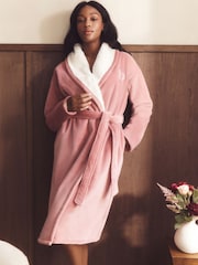 B by Ted Baker Cosy Robe with Faux Fur Lining - Image 1 of 6