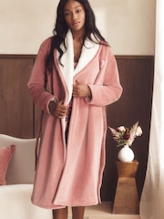 B by Ted Baker Cosy Robe with Faux Fur Lining - Image 3 of 6