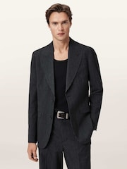AllSaints Black Renegade Blazer - Image 1 of 7