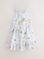 Baker by Ted Baker Linen Blend Floral Print Tiered Dress - Imaginea 7 din 11