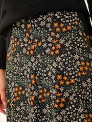 Falda midi elástica con estampado de florecitas de Roman - Imagen 5 de 5