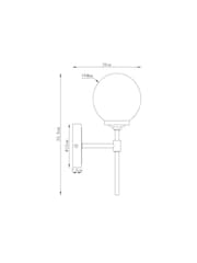Black Pair of 2 Weston Wall Lights - Image 4 of 4