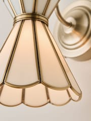 White Elise Rechargeable Wireless Wall Light - Image 3 of 5