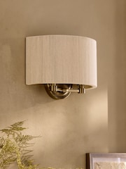 Ivory Yales 2 Light Mains Wall Light - Image 2 of 5