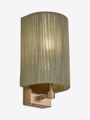 Sage Green Yales 1 Light Mains Wall Light - Image 5 of 6