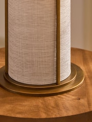 White Oakham Table Lamp - Image 3 of 6