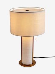 White Oakham Table Lamp - Image 6 of 6