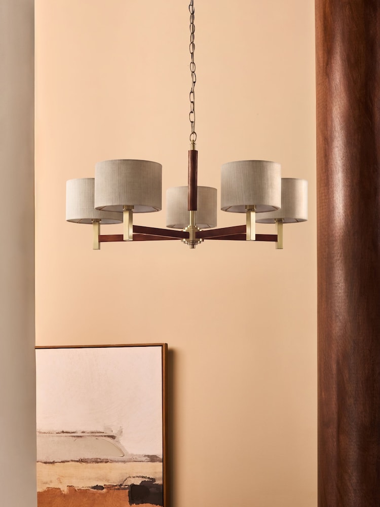 Lloyd 5 Light Chandelier Ceiling Light - Bild 2 von 5 Lloyd 5 Light Chandelier Ceiling Light - Bild 2 von 5