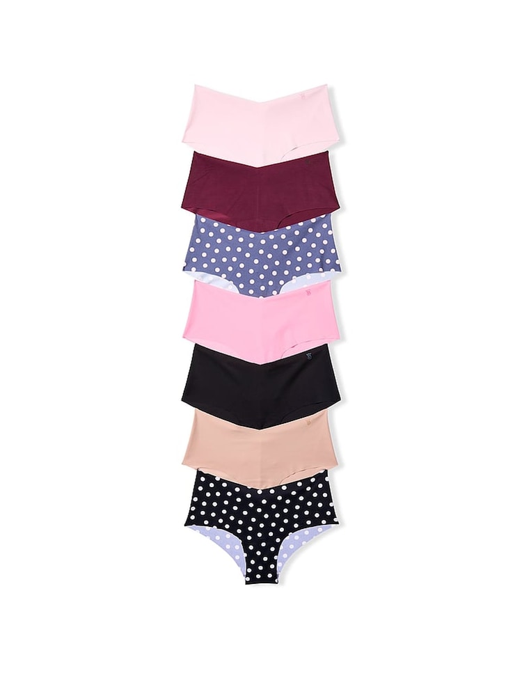 Victoria's Secret Pink/Blue/Black/Nude Cheeky 7 Pack Knickers - Image 1 of 3 Victoria's Secret Pink/Blue/Black/Nude Cheeky 7 Pack Knickers - Image 1 of 3