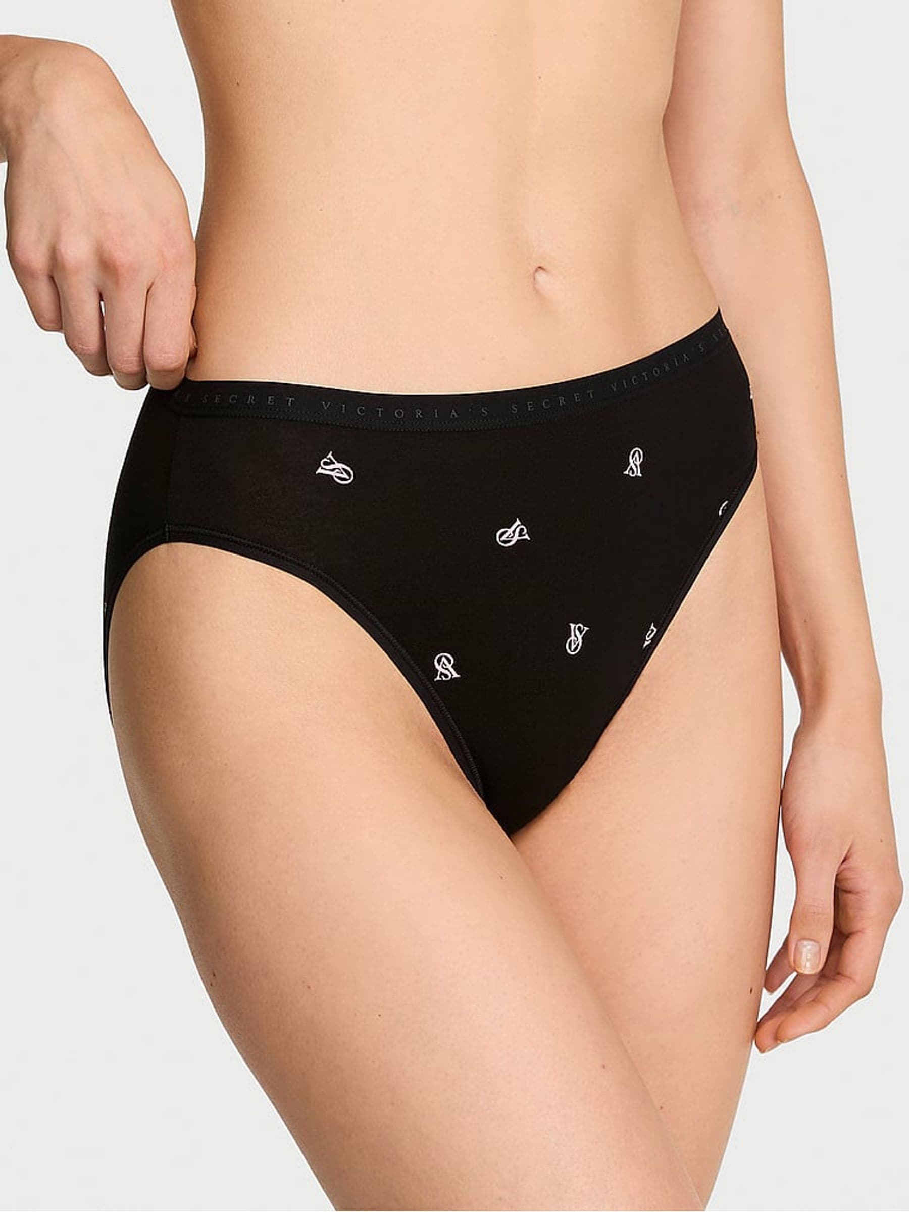 Victoria's Secret Black VS Lockup Brief Knickers