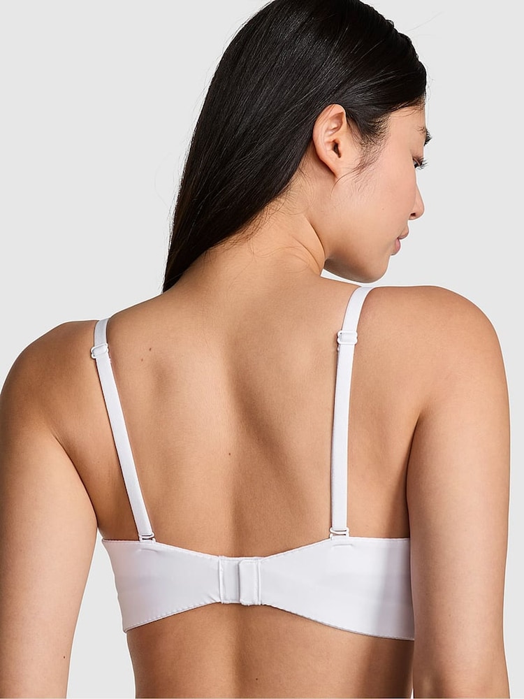 Victoria's Secret Pink White Lightly Lined Strapless Multiway Bra - Image 2 of 2 Victoria's Secret Pink White Lightly Lined Strapless Multiway Bra - Image 2 of 2