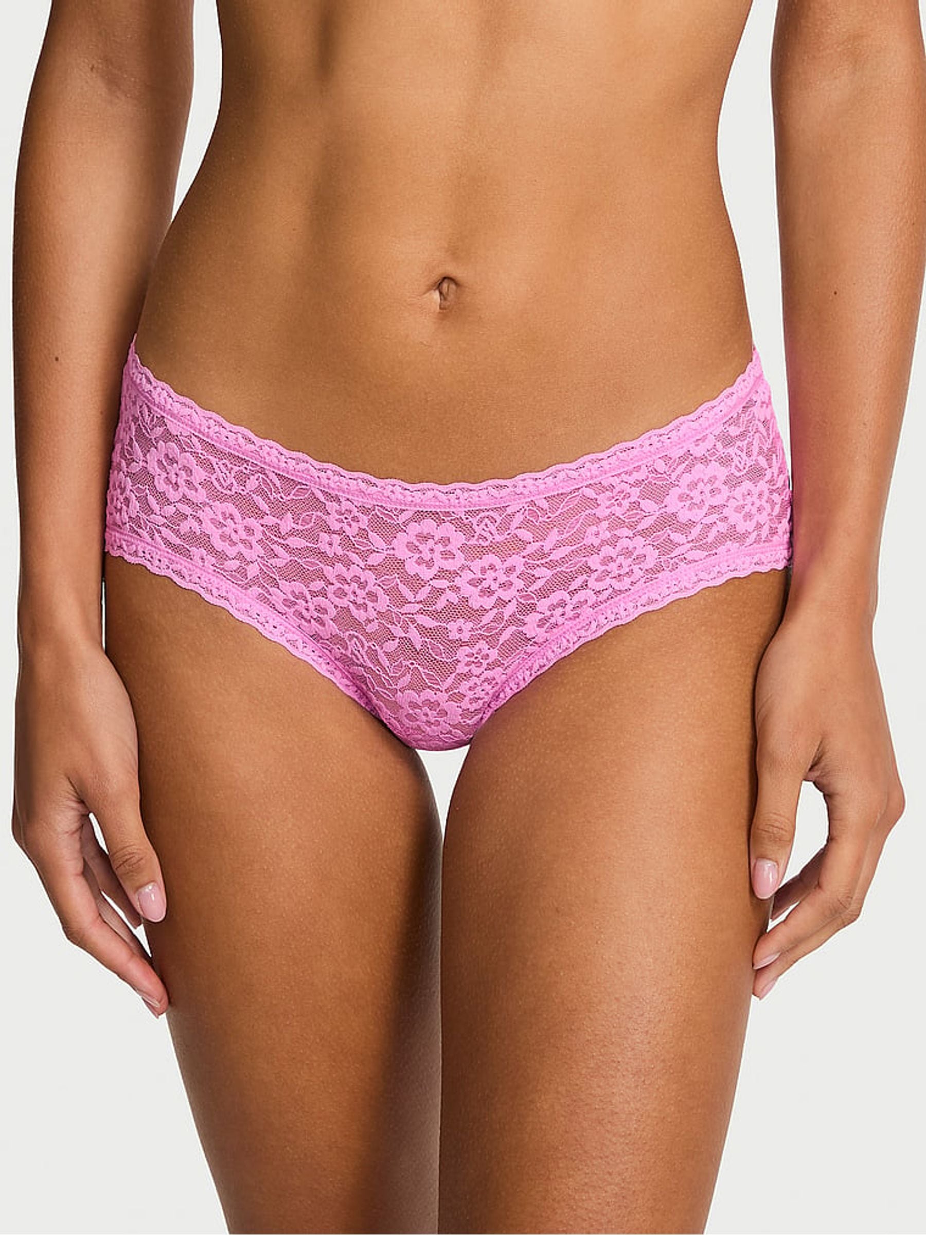 Victoria's Secret Beach Orchid Purple Cheeky Keyhole Knickers
