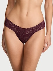 Victoria's Secret Rich Maroon Red Thong Knickers - Image 1 of 2