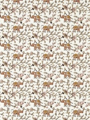 Clarke and Clarke Natural Hathi Indira Wallcoverings A4 Wallpaper Sample - Image 1 of 1