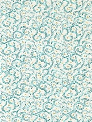 Clarke and Clarke Teal Buta Indira Wallcoverings A4 Wallpaper Sample - Image 1 of 1