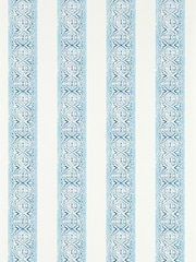 Clarke and Clarke Cobalt Kalamkari Indira Wallcoverings A4 Wallpaper Sample - Image 1 of 1